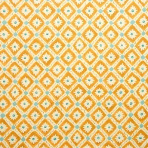 orange checked linen fabric from Linwood Fabrics