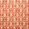 red traditional linen fabric from Linwood Fabrics