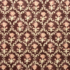 brown traditional linen fabric from Linwood Fabrics