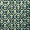 blue traditional linen fabric from Linwood Fabrics