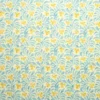 yellow botanical linen fabric from Linwood Fabrics