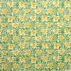 yellow botanical linen fabric from Linwood Fabrics
