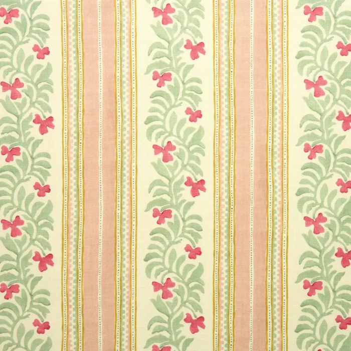 Yala Stripe Fabric - Tulip swatch