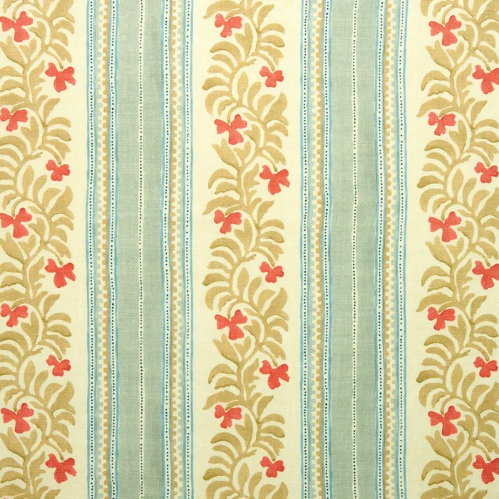 Yala Stripe Fabric - Cardinal swatch