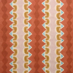 red striped linen fabric from Linwood Fabrics