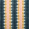 blue striped linen fabric from Linwood Fabrics