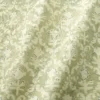 green traditional fabric with wave