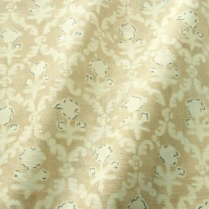 yellow traditional fabric with wave