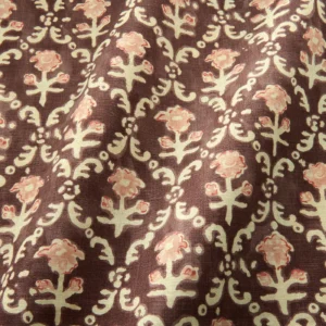 brown traditional fabric with wave