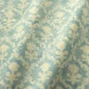 blue traditional fabric with wave