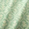 blue traditional fabric with wave