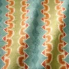 blue striped fabric with wave