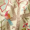 red animal fabric with wave