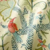 green animal fabric with wave