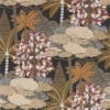 brown botanical wallpaper from casamance
