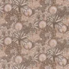 brown botanical wallpaper from casamance
