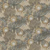 green botanical wallpaper from casamance