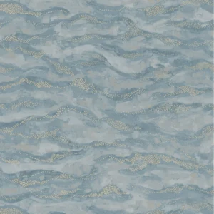 blue contemporary wallpaper from casamance