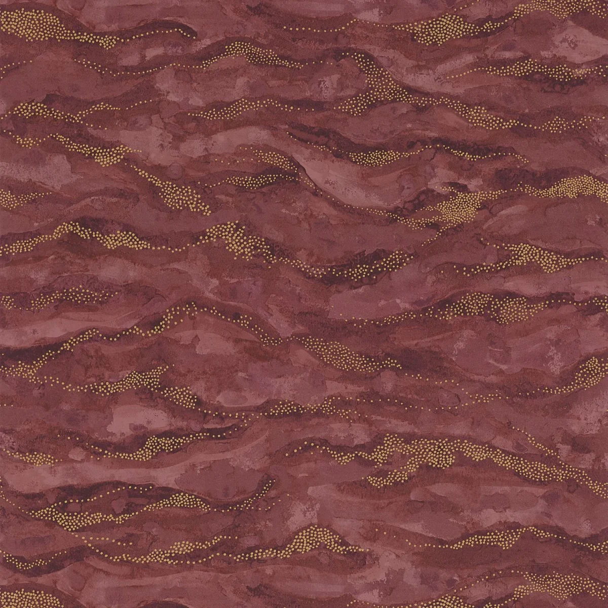 Sohar Wallpaper - Bois De Rose by red contemporary wallpaper from casamance