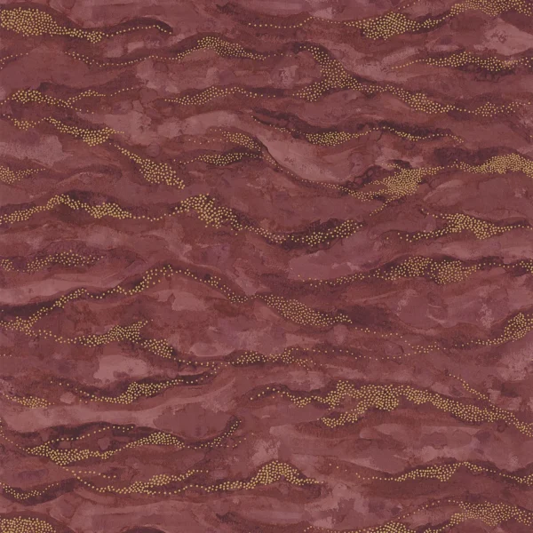 red contemporary wallpaper from casamance