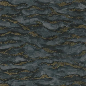 black-grey contemporary wallpaper from casamance