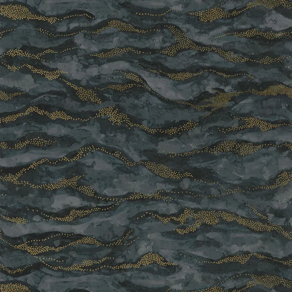 black-grey contemporary wallpaper from casamance