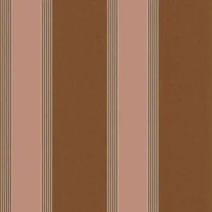 brown striped wallpaper from casamance