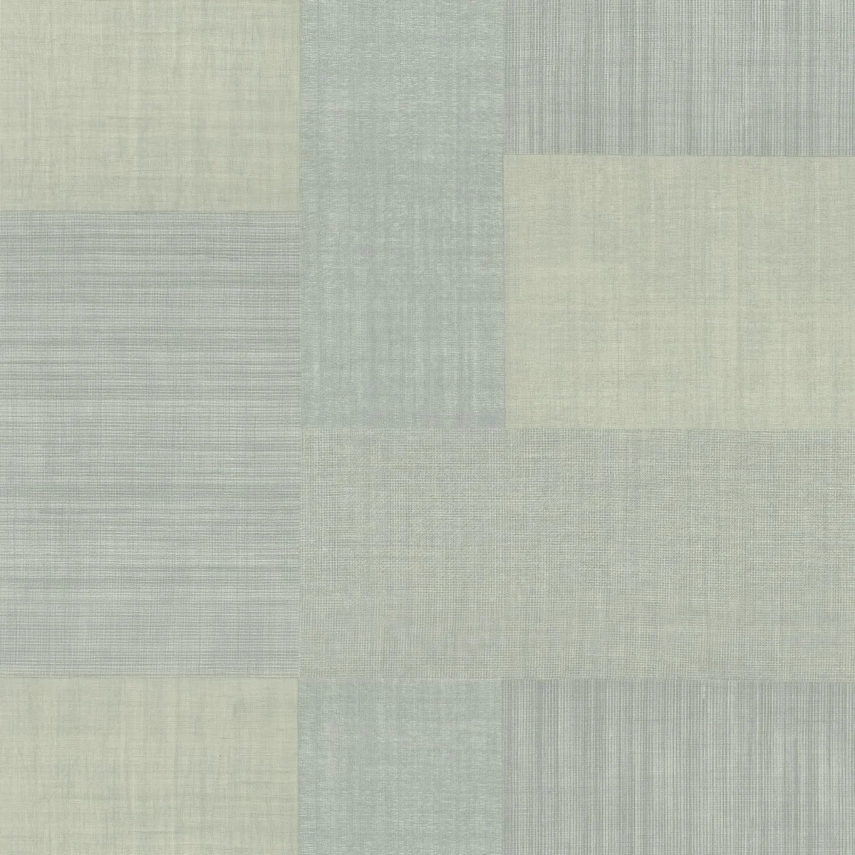 green geometric wallpaper from casamance