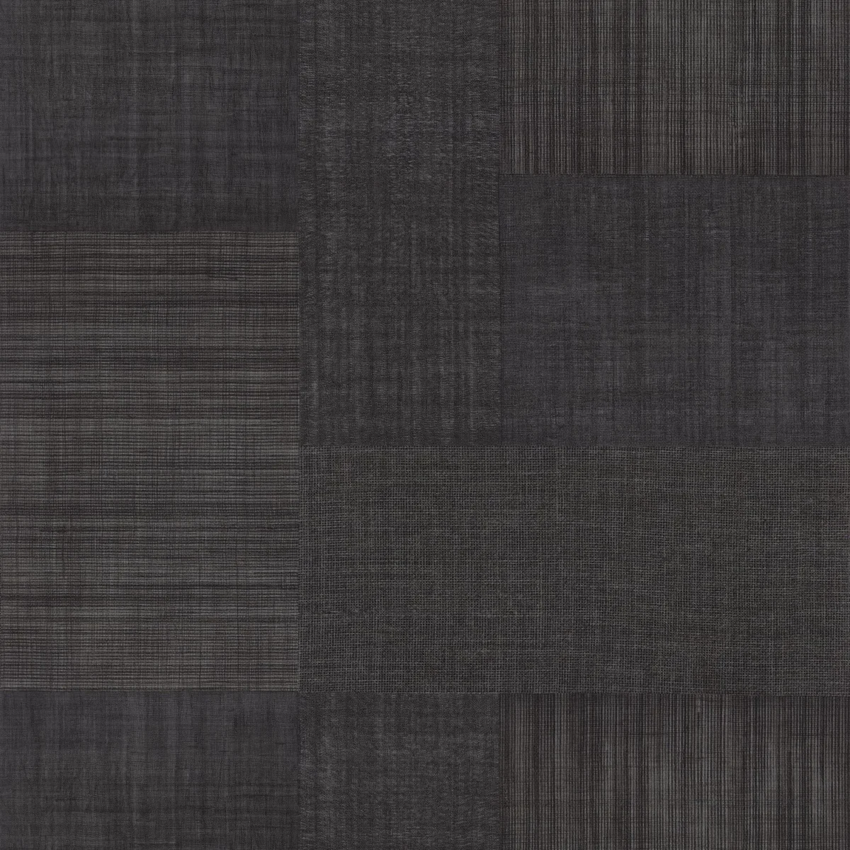 black-grey geometric wallpaper from casamance
