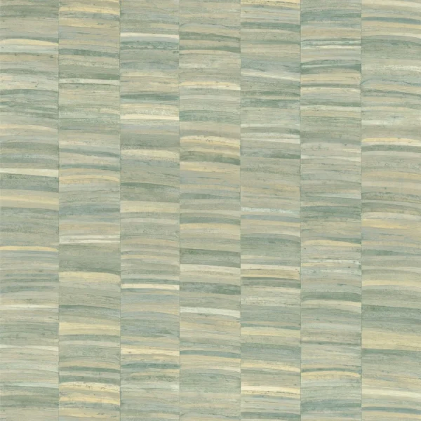 Stylosa Wallpaper - Vert Amande by blue misc wallpaper from casamance