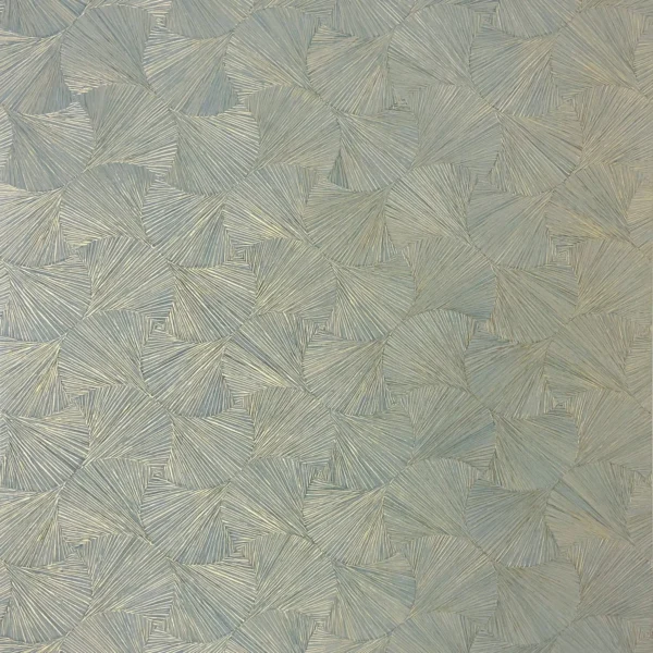 Songket Wallpaper - Opaline / Doré by blue misc wallpaper from casamance