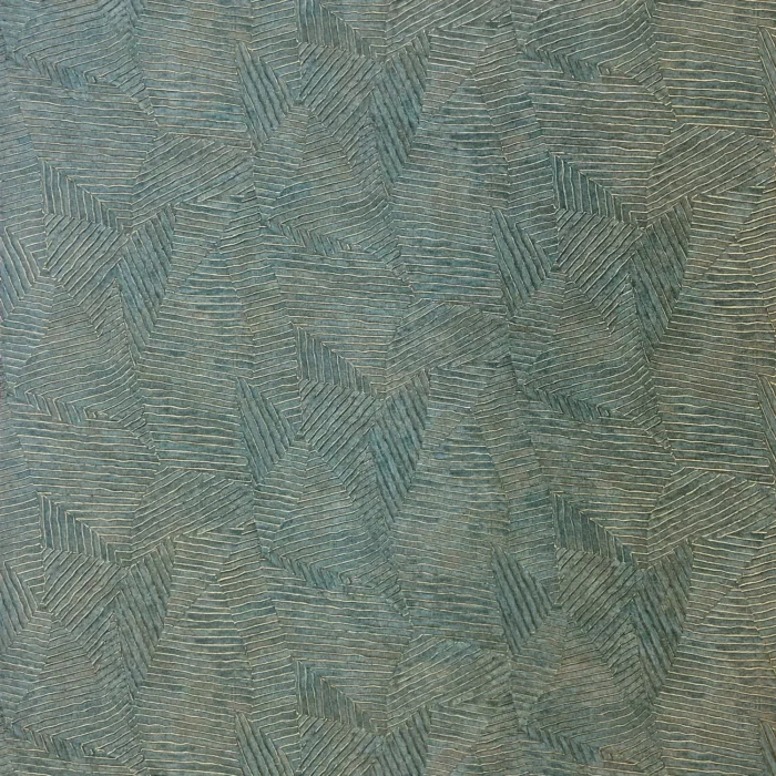 Lore Wallpaper - Vert Impérial Doré swatch