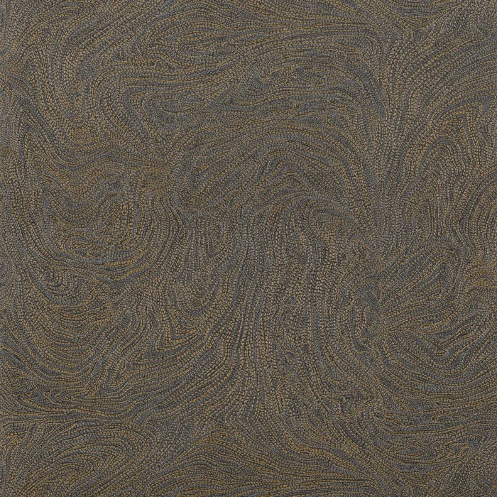 Voie Lactee Wallpaper - Noir / Dore – Noir / Doré swatch