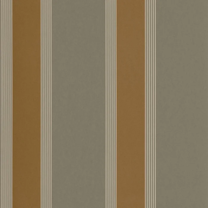 Auteuil Wallpaper - Vert Argile / Doré swatch