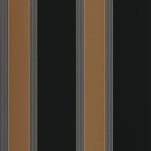 black-grey striped wallpaper from casamance