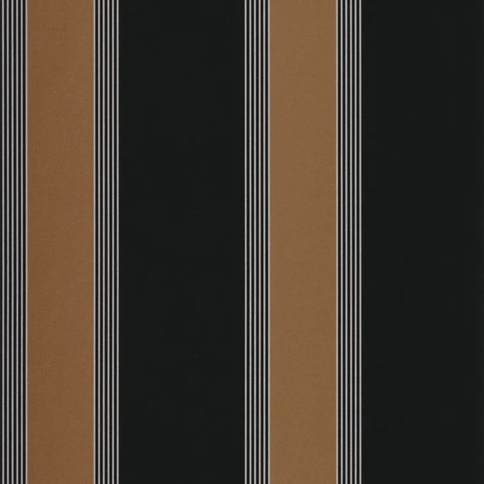 Auteuil Wallpaper - Noir / Doré swatch