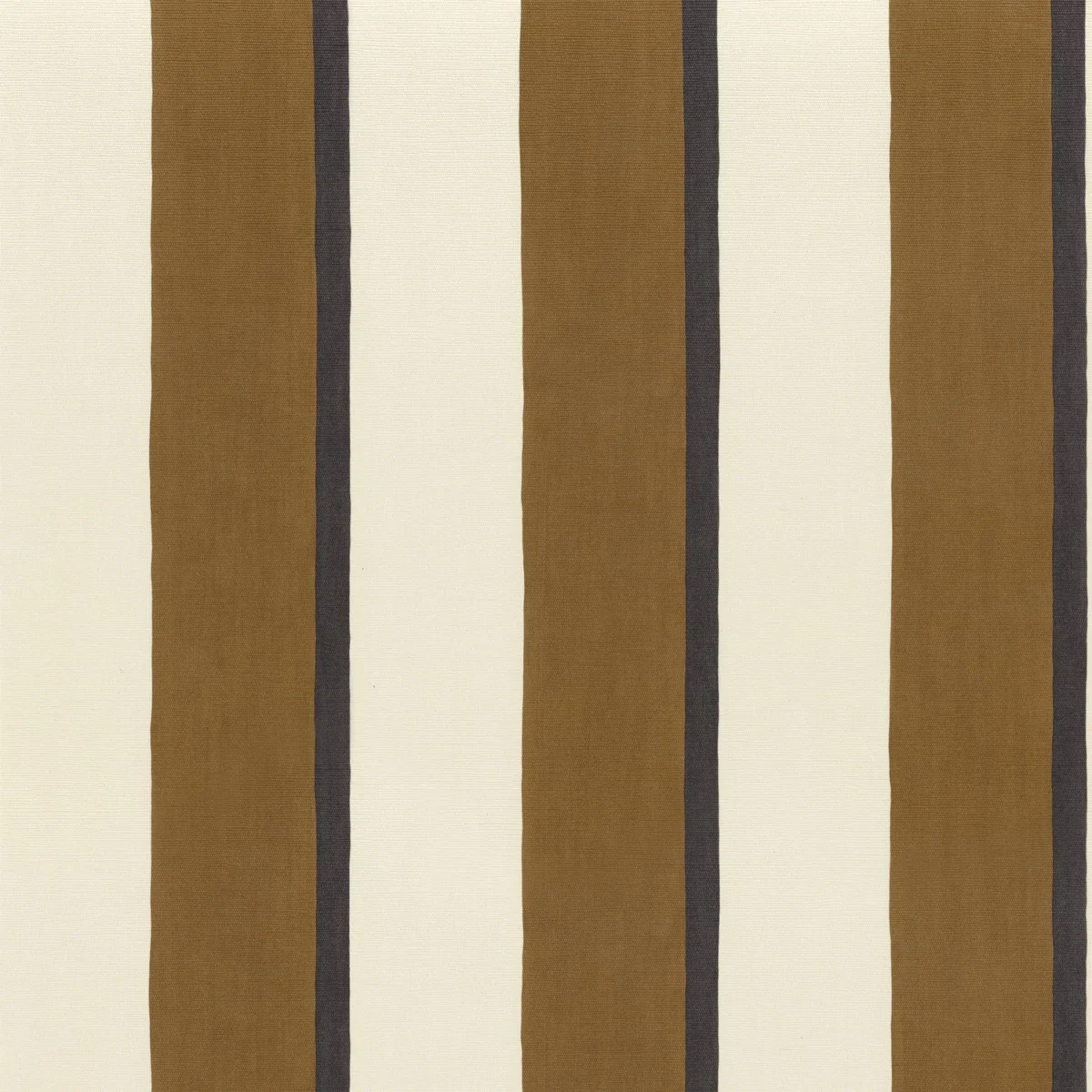 Sinopia Wallpaper - Noir / Camel by brown striped wallpaper from casamance