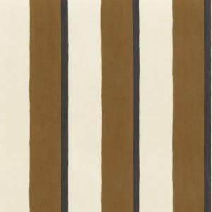 brown striped wallpaper from casamance