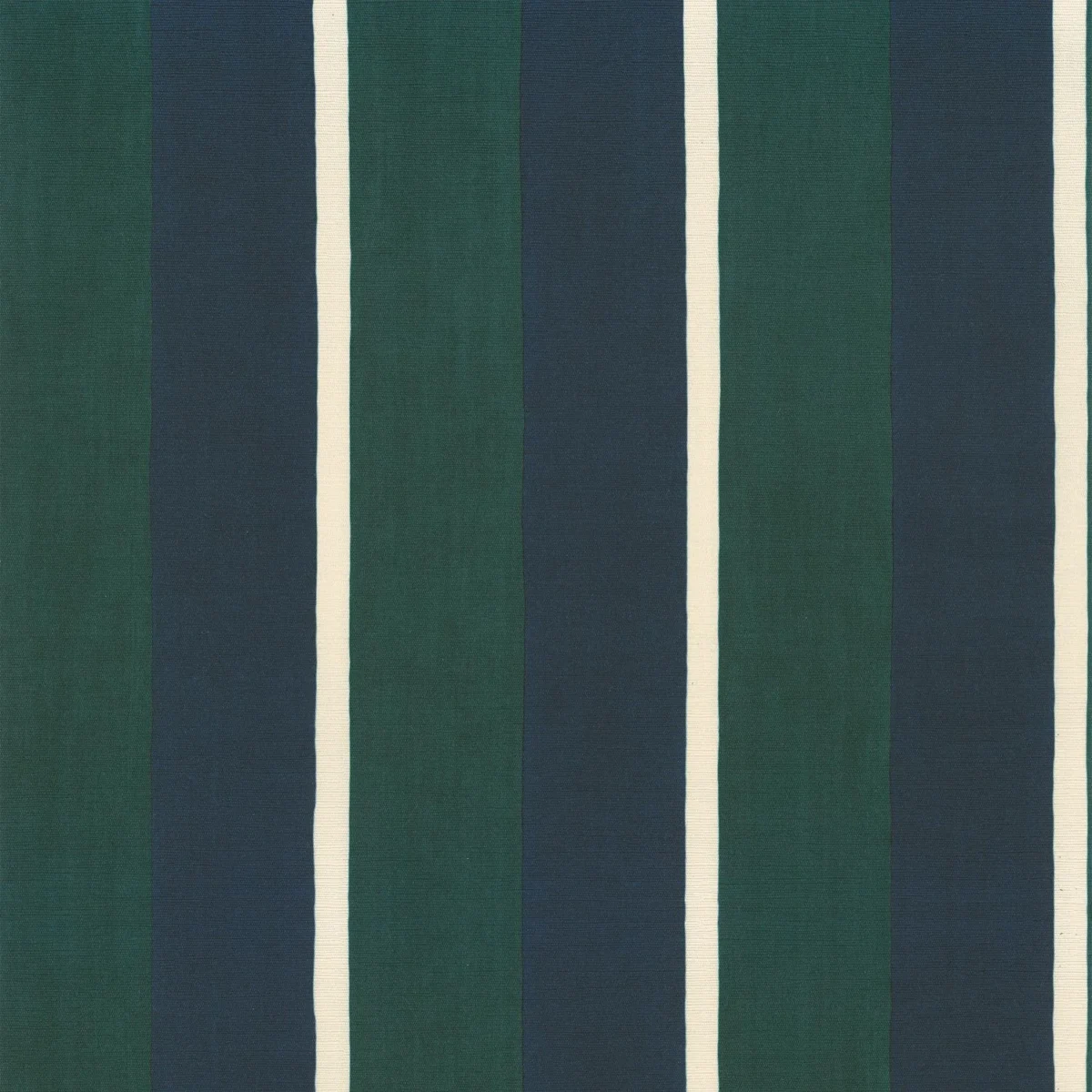 Sinopia Wallpaper - Marine / Vert Anglais by blue striped wallpaper from casamance