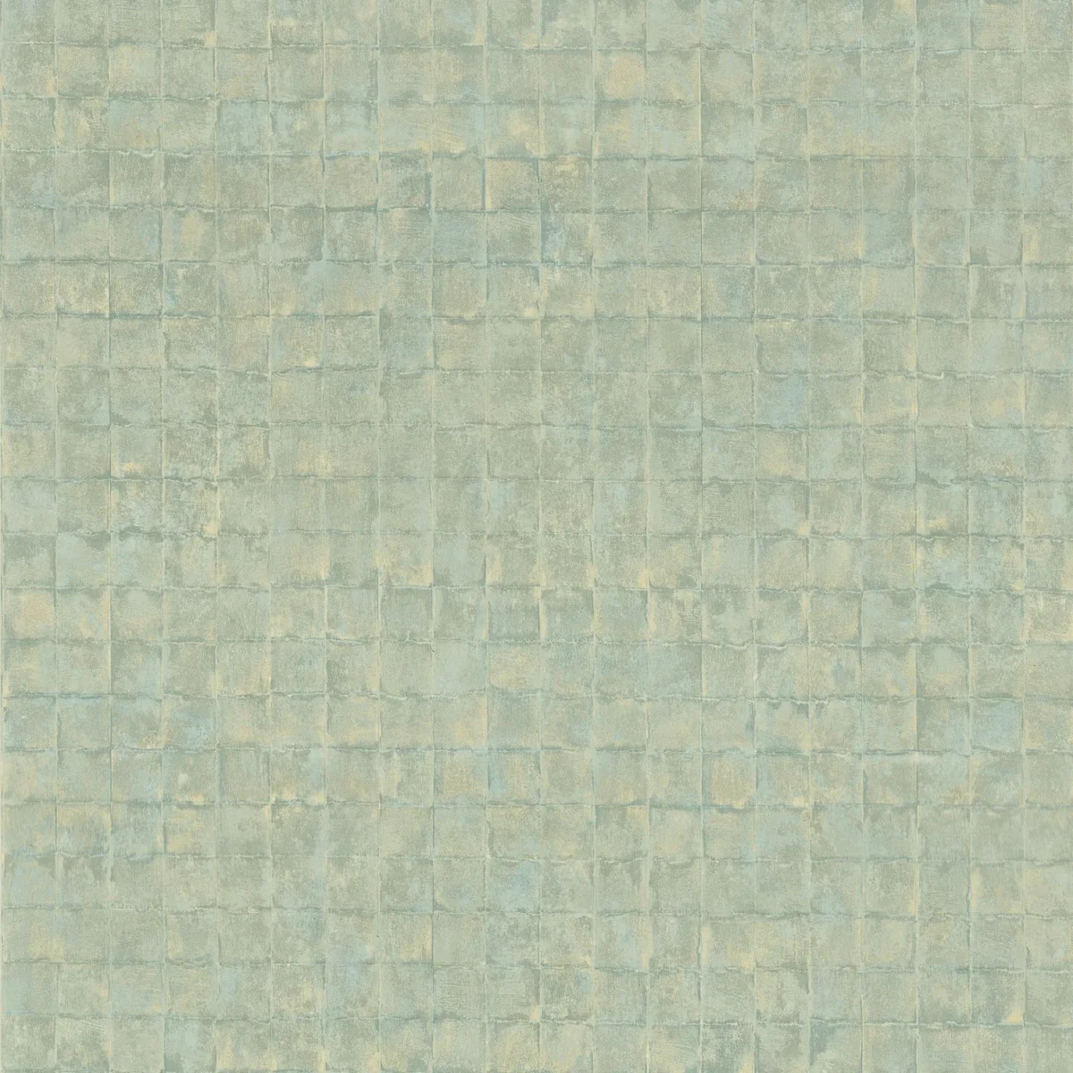 Faenza Wallpaper - Céladon by green geometric wallpaper from casamance