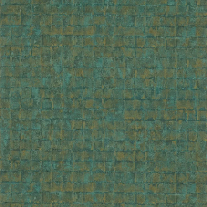 Faenza Wallpaper - Émeraude – Emeraude swatch