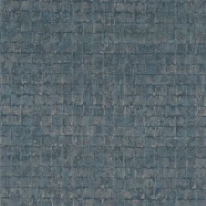 blue geometric wallpaper from casamance