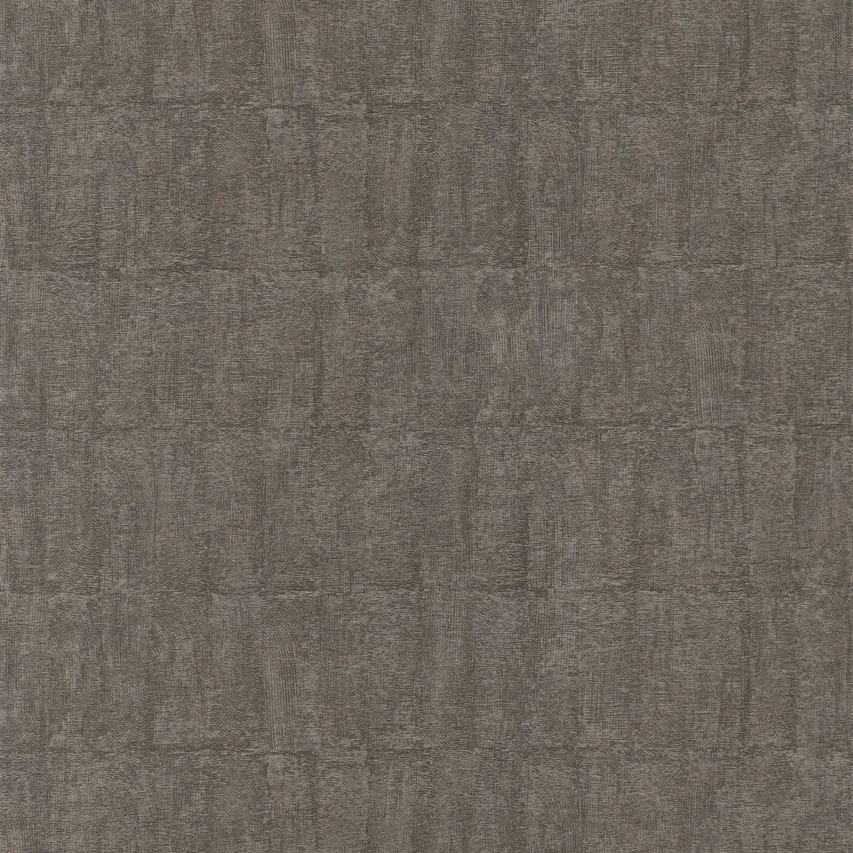 Bizen Wallpaper - Anthracite by brown plain wallpaper from casamance