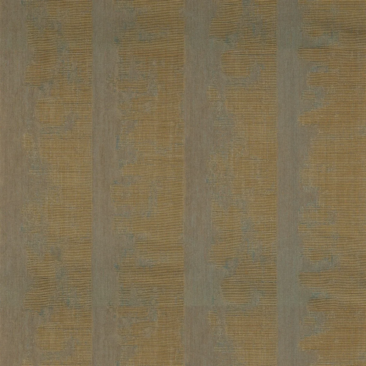 Nerikomi Wallpaper - Vert De Gris / Doré by brown striped wallpaper from casamance