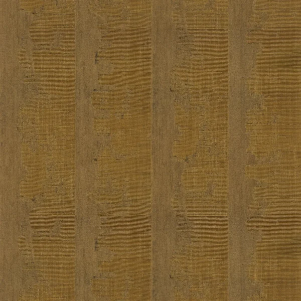 Nerikomi Wallpaper - Doré Foncé by brown striped wallpaper from casamance