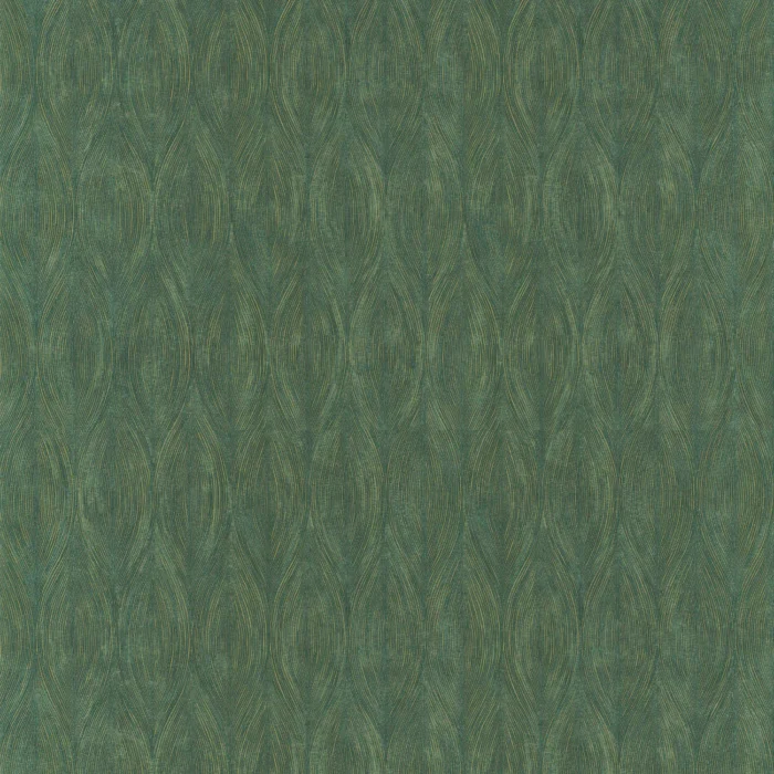 Keramos Wallpaper - Cyprès / Doré swatch