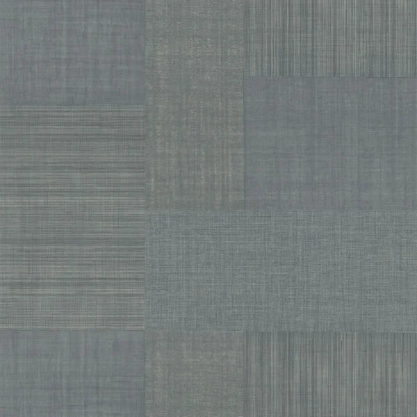 Mestizo Wallpaper - Pierre Bleue by black-grey geometric wallpaper from casamance