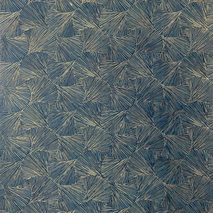Songket Wallpaper - Orage / Doré swatch