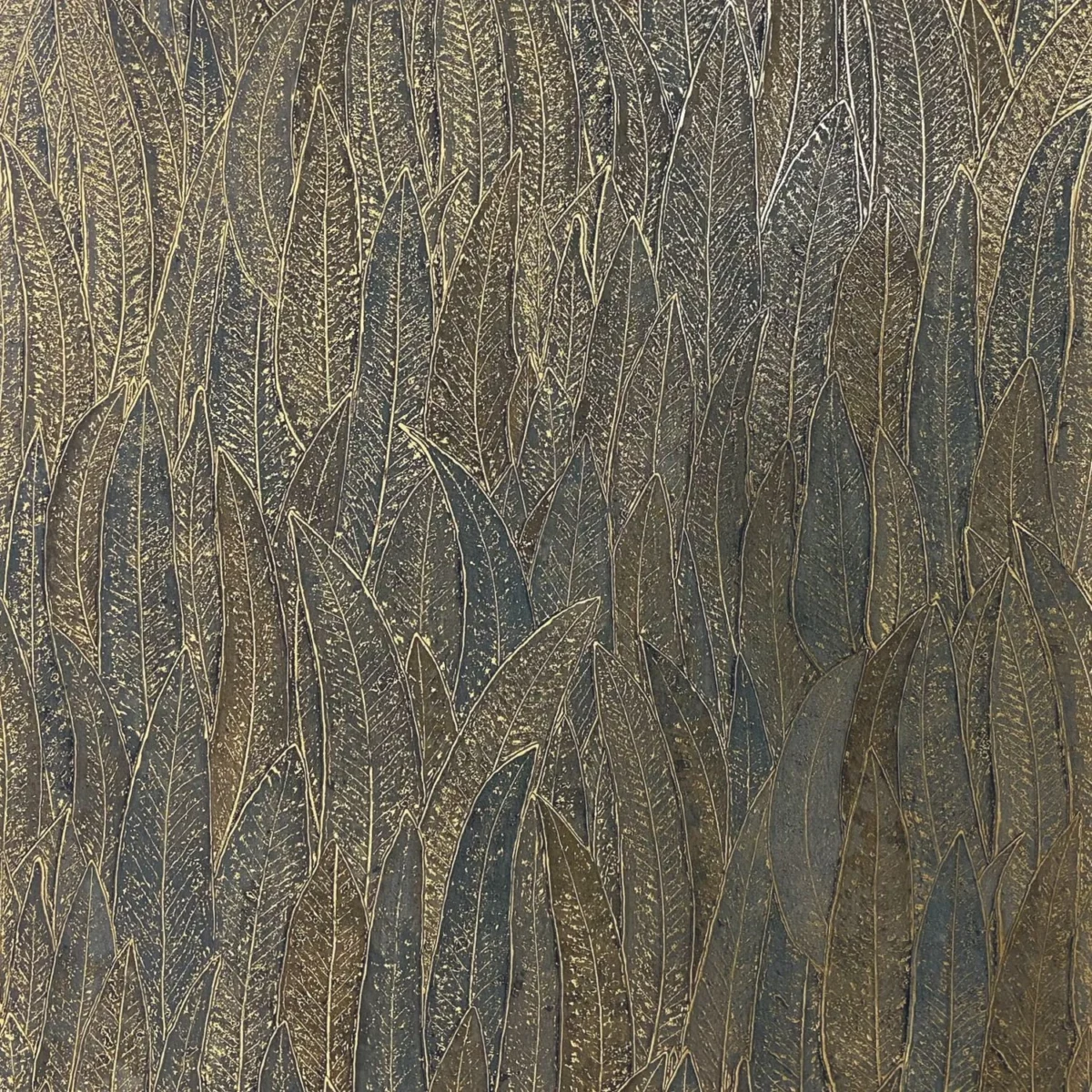 brown botanical wallpaper from casamance
