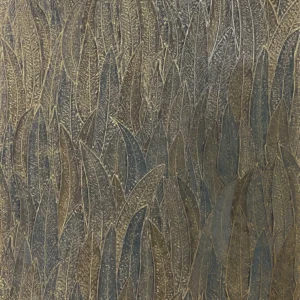 brown botanical wallpaper from casamance